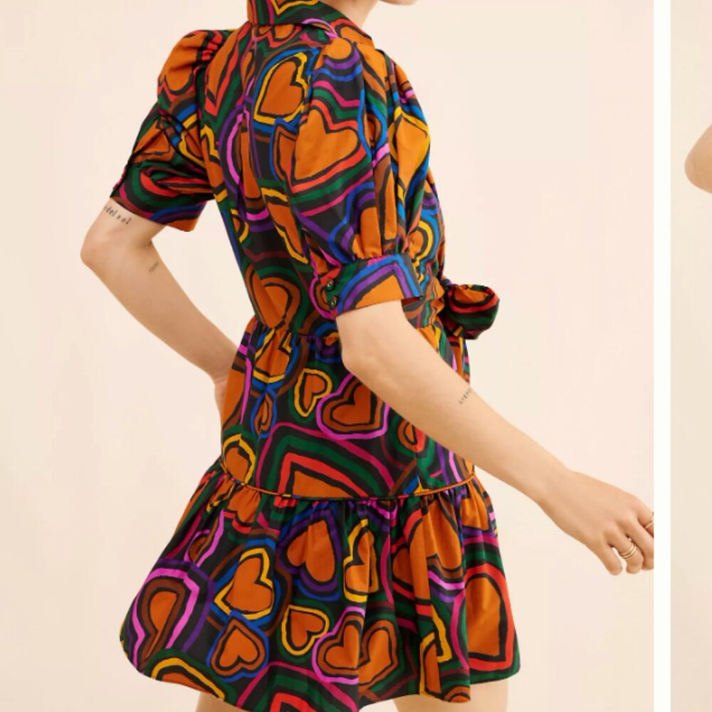 FARM Rio Multicolor Heart Print Dress - Picture 2 of 6